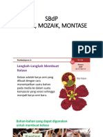 Materi SBDP Kolase Montase Mozaik
