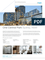 One Central Park Sydney, NSW: Products Used
