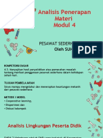 Analisis Penerapan Materi Modul 4 - Suhari