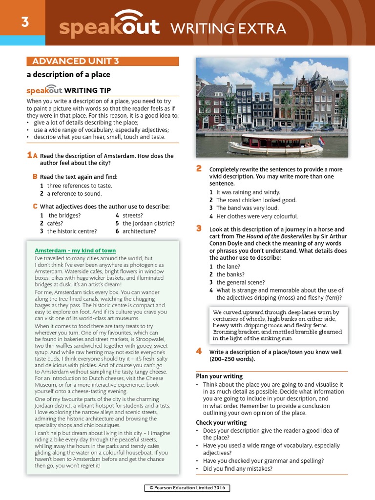 Speakout Writing Extra Advanced Unit 3 | PDF | Art | Poetry