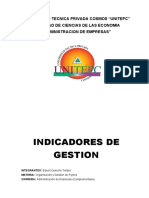 Indicadores de Gestion