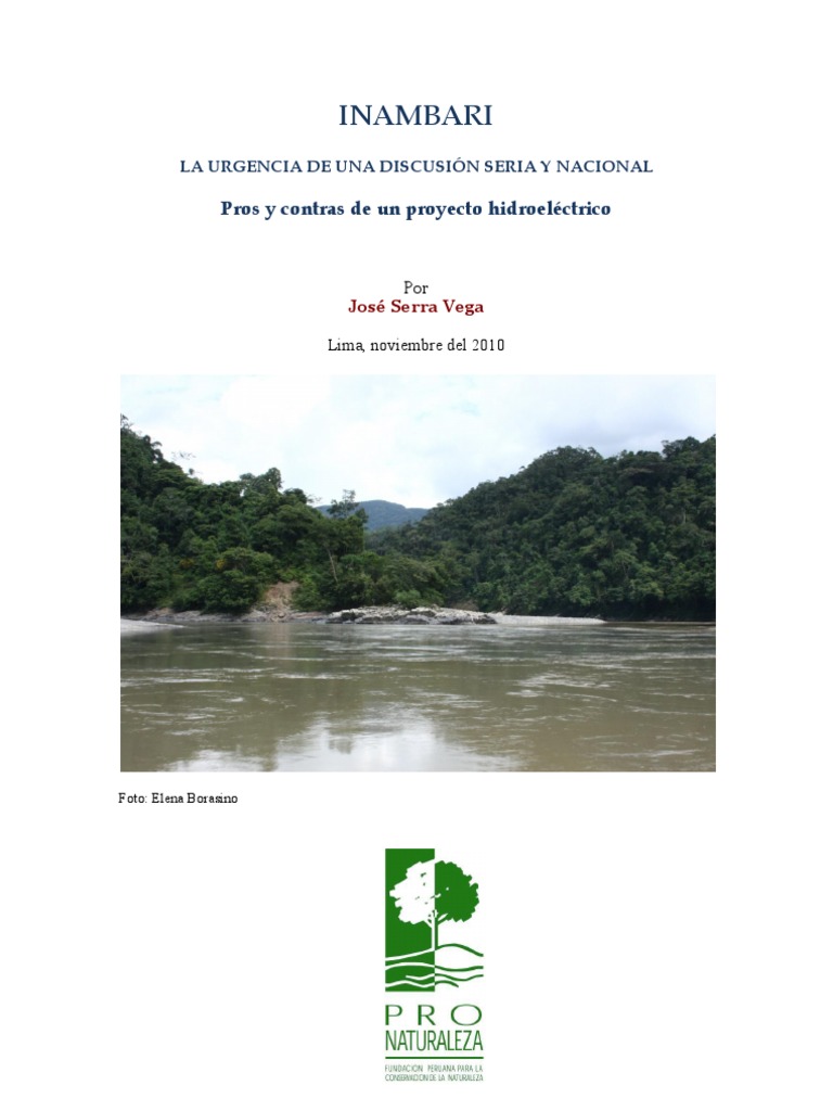 INAMBARI | PDF | Reservorio | Perú