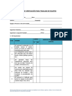 Check List de Verificación Traslado Equipos