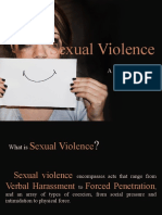 Sexual Violence - GROUP 5 - BSEdII-SS1