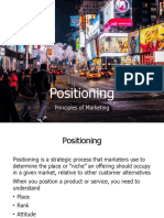 Positioning: Principles of Marketing