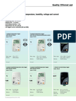 Testo 175 Compact Data Loggers For Temperature, Humidity, Voltage and Current