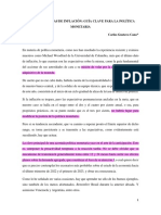 Las Expectativas de Inflación