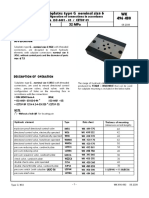 WK 496 480 Subplates Type G Nominal Size 6: Ns6 32 Mpa