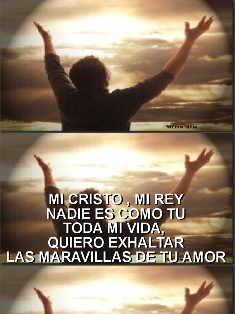 Mi Cristo Mi Rey | PDF | Poesía