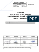 EST.22 - REGLAS PARA EL USO, MANEJO, ALMACENAMIENTO Y SEÑALIZACIÓN DE GASES COMPRIMIDOS