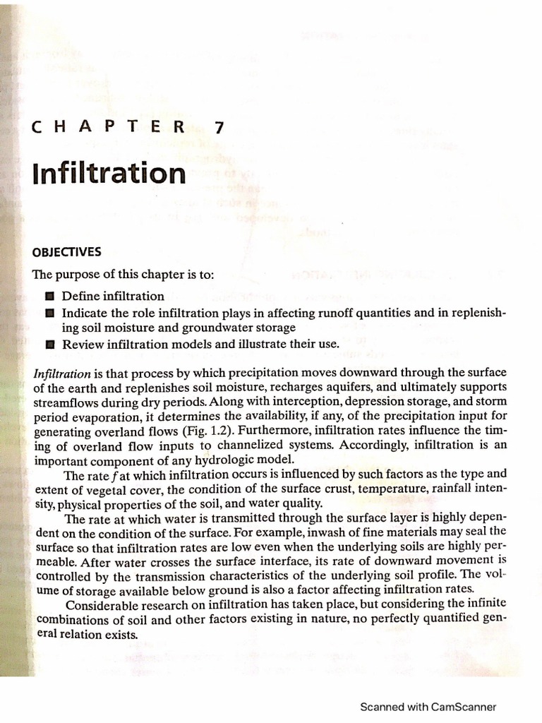 Infiltration: CH Alp Tick Ere, 7 | PDF | Surface Runoff | Soil