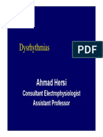 Dysrhythmias: Ahmad Hersi