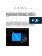 Controlling The Speed of Light... It Can Be Done