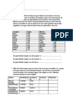 Werkblad Gemiddelde, Procenten, Cijferend Vermenigvuldigen en Delen Traditioneel