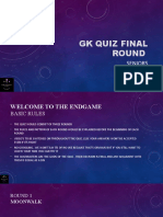 GK Quiz Final Round: Seniors
