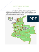 Corporaciones Autónomas Regionales