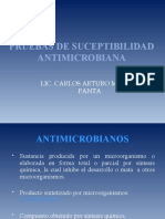 Pruebas de Suceptibilidad Antimicrobiana