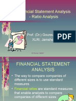 Financial Statements Analysis - Ratio Analysis