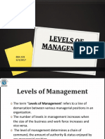 2 LEVELS OF MANAGEMENT