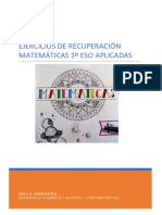 EJERCICIOS DE RECUPERACION Matematicas 3o ESO APLICADAS Curso 2020 21