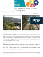 Lavasa's Integrated Water & Waste Water Management: 3.4 MLD Water Treatment Plant 2.4 MLD Sewage Treatment Plant