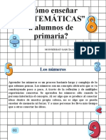 Como Enseñar Los Numeros. Monserrat Garcia Antonio. 1°c