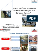 Caracterizacion de La Fuente 2019 Diresa Huancavelica