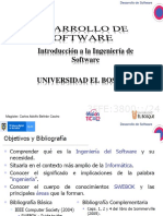 Introducción A La Ingeniería de Software: Magister. Carlos Adolfo Beltrán Castro