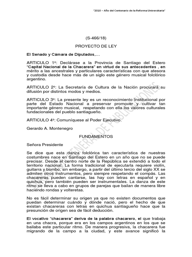 Chacarera y Santiago Del Estero | PDF | Las artes escénicas