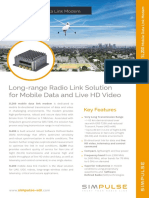 Modem and Radio Specifications for Long Range Drone Communication