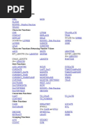 SQL Function Types