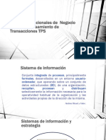 5 Sistemas Funcionaes de Negocio TPS