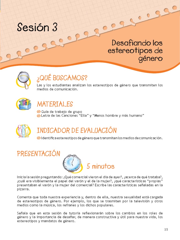 Desafiando Estereotipos de Género | PDF | Hombre | Mujer