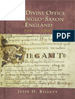 BILLETT - The Divine Office in Anglo-Saxon England (597 - c.1000)