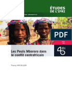 Les Peuls Mbororo Dans Le Conflit Centrafricain