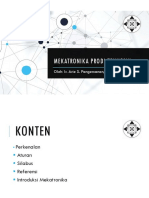 Materi Pertemuan 1 Matkul Mekatronika