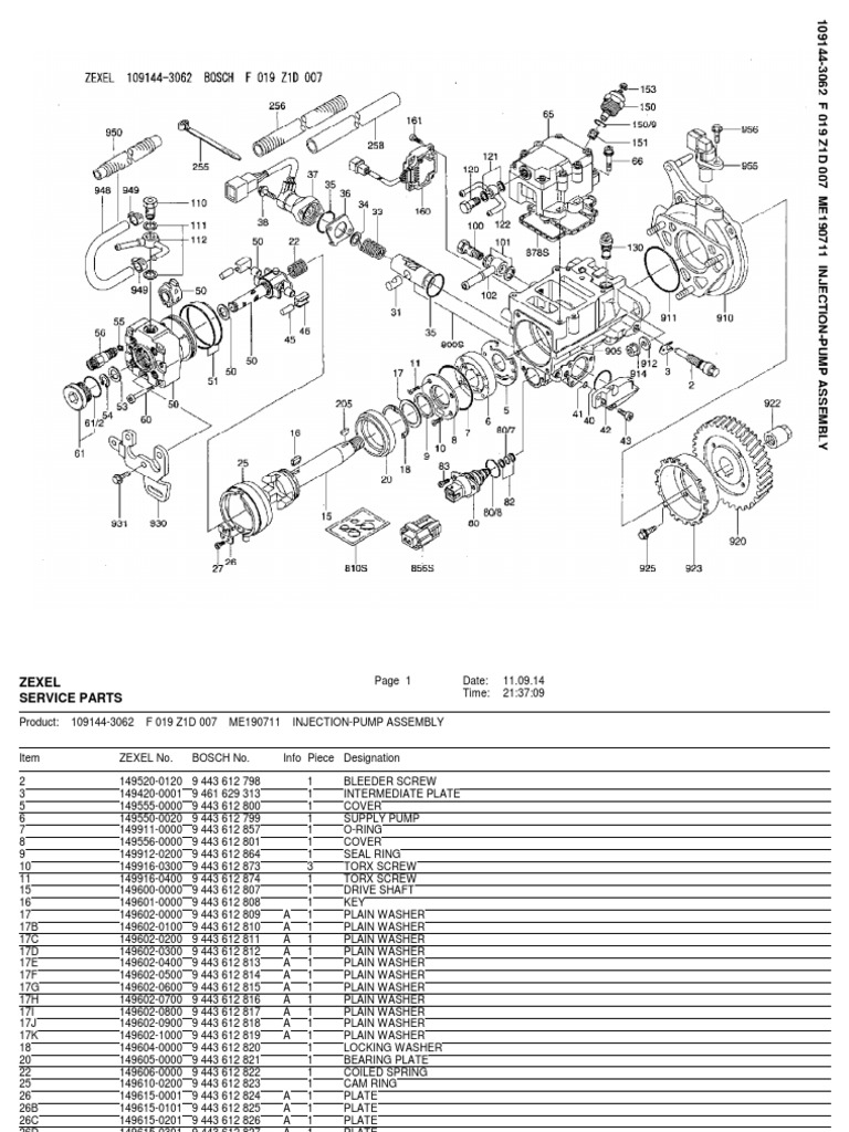Zexel Dieselmasteraru Dieselmasterarufr44109144 3062pdfpdf PDF Fuel