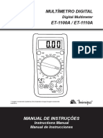 Minipa ET-1100A-1110A-1103-BR