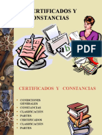 5certificados y Constancias