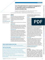 Effectiveness of Hospital Clowns For Symptom Management in Paediatrics: Systematic Review of Randomised and Non-Randomised Controlled Trials