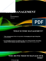 Time Management: By: Masterand