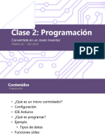 Clase 2 - Introduccin a La Programacin de Arduino - Parte 1