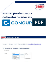 Compra de Boletos Vía CONCUR