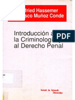 Introduccion A La Criminologia y Derecho Penal