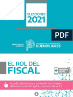 El Rol Del Fiscal. Elecciones 2021