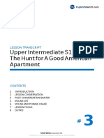 Upper Intermediate S1 #3 The Hunt For A Good American Apartment