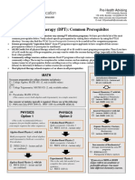 PT Prerequisites