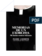 Memorias de Un Exorcista Por Gabriel Amorth