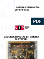 Labores Mineras en Minería Superficial