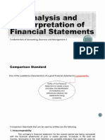 FM - Analysis of Financial Statements